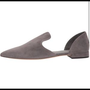 Vince Damris Suede Flat Gray Size 9